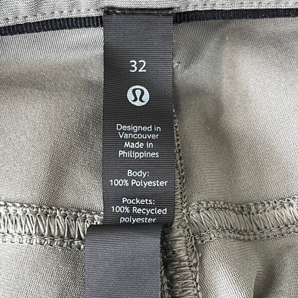 Lululemon Men's ABC Pant Classic Warpstreme Grey Sage 32x30 - Picture 4 of 5